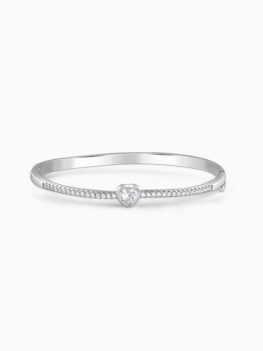 Silver Aww So Cute Bangle Bracelet