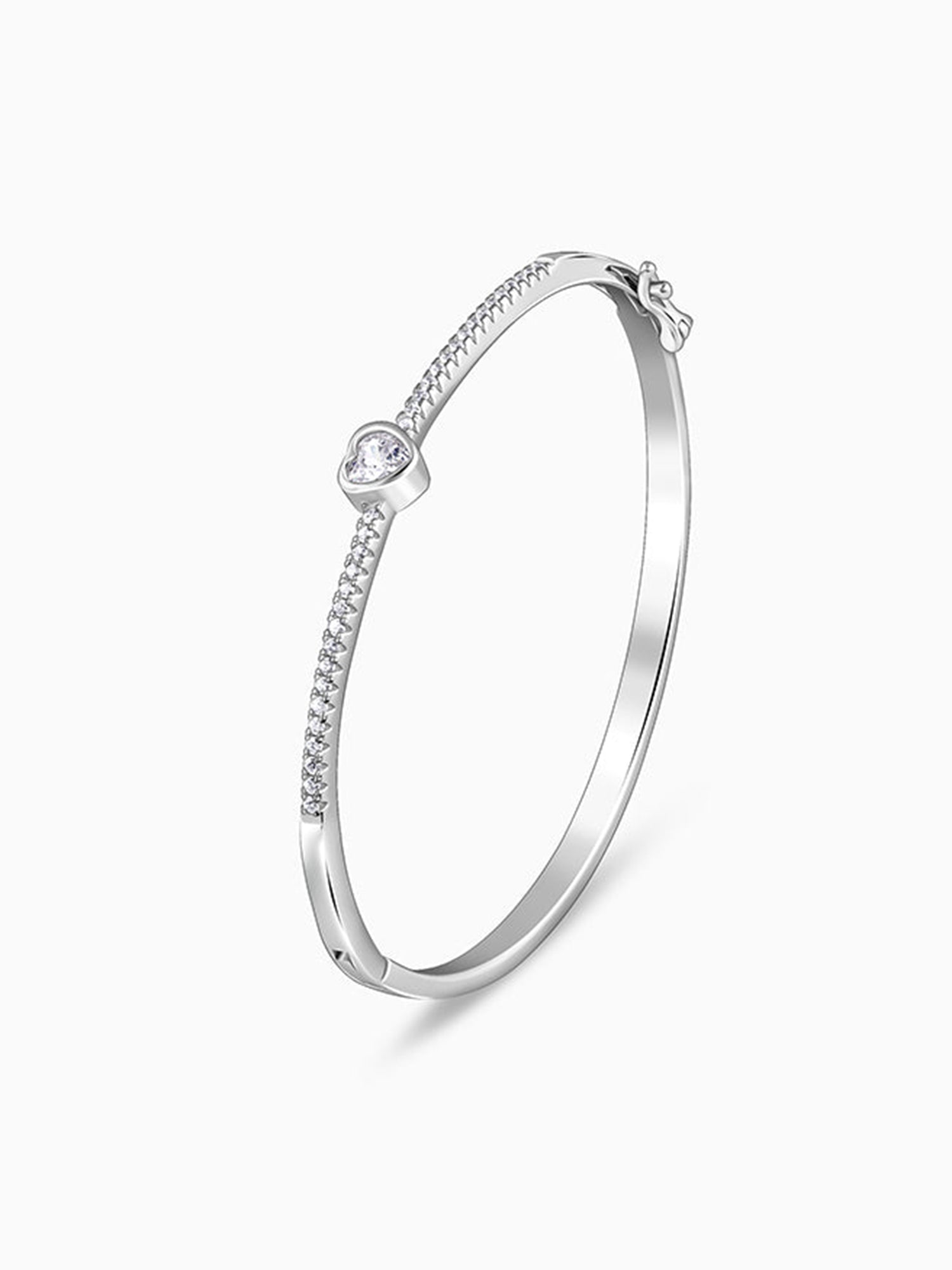 Silver Aww So Cute Bangle Bracelet