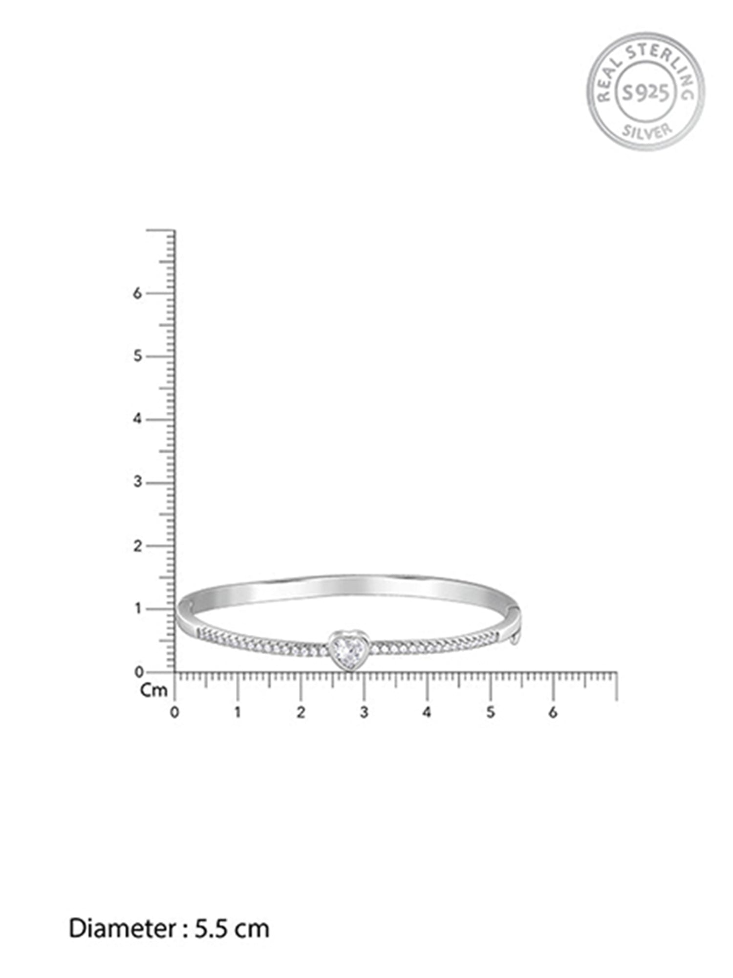 Silver Aww So Cute Bangle Bracelet
