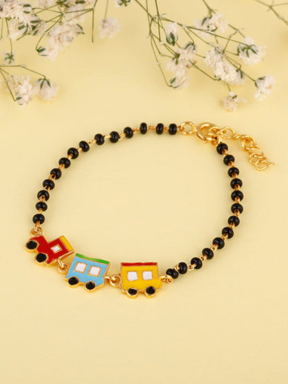 Golden Choo Choo Train Infant Bracelet (0-18 months)