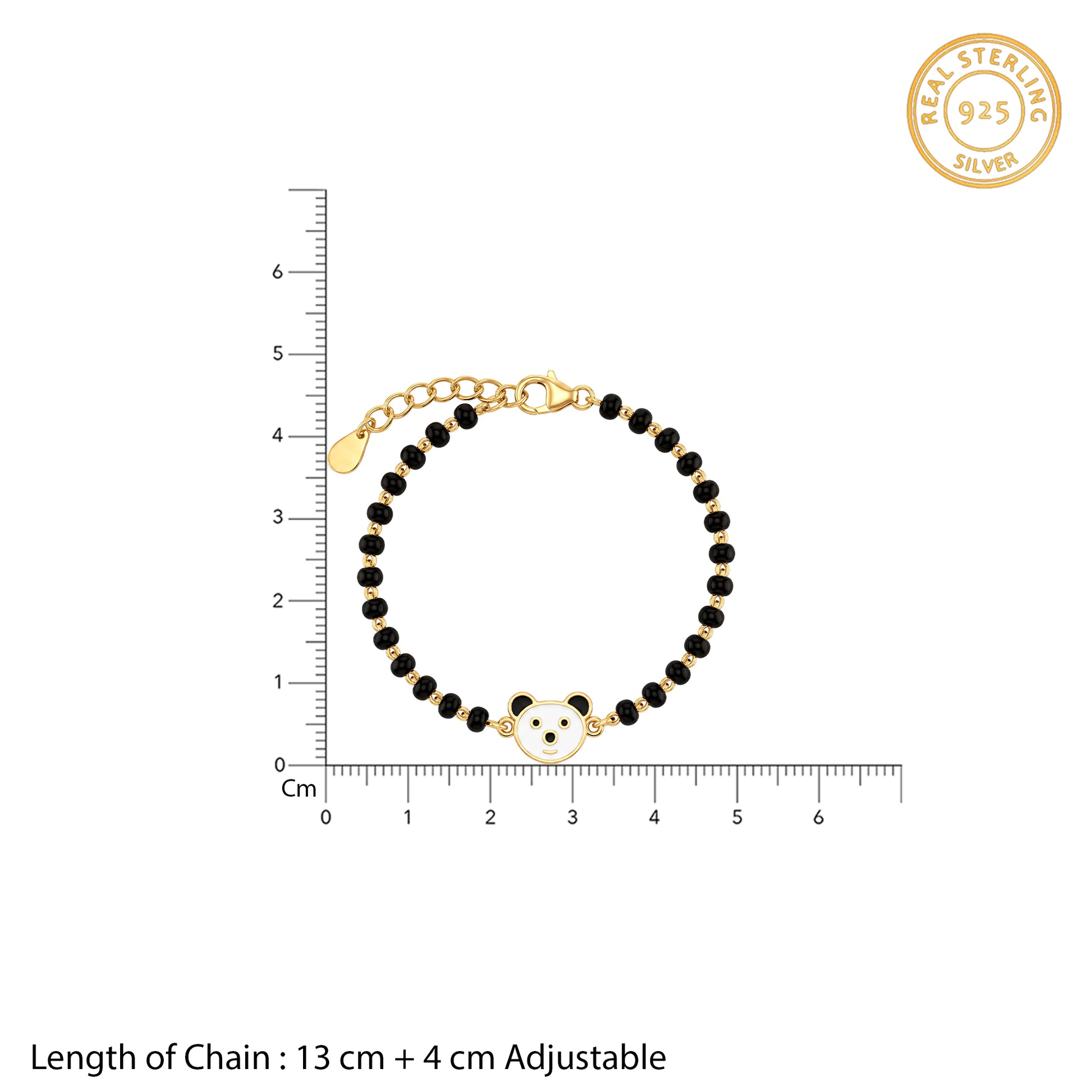 Golden Pan-Pan Infant Bracelet (0-18 months)