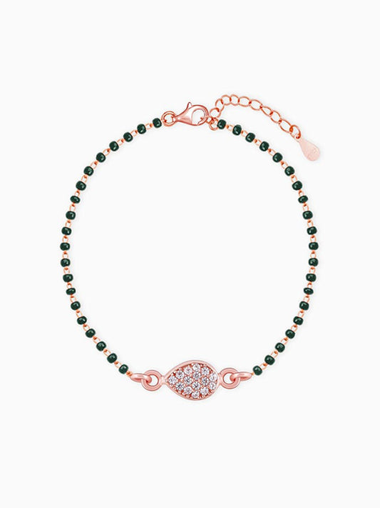 Rose Gold Tears of Love Mangalsutra Bracelet