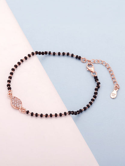 Rose Gold Tears of Love Mangalsutra Bracelet