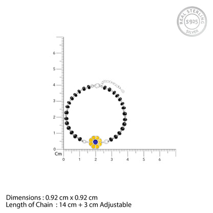 Silver Fresh Flower Infant Bracelet (0-18 months)