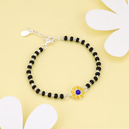 Silver Fresh Flower Infant Bracelet (0-18 months)