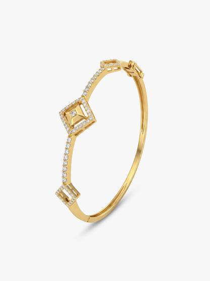 Kriti Sanon Golden Square Prism Signature Bracelet