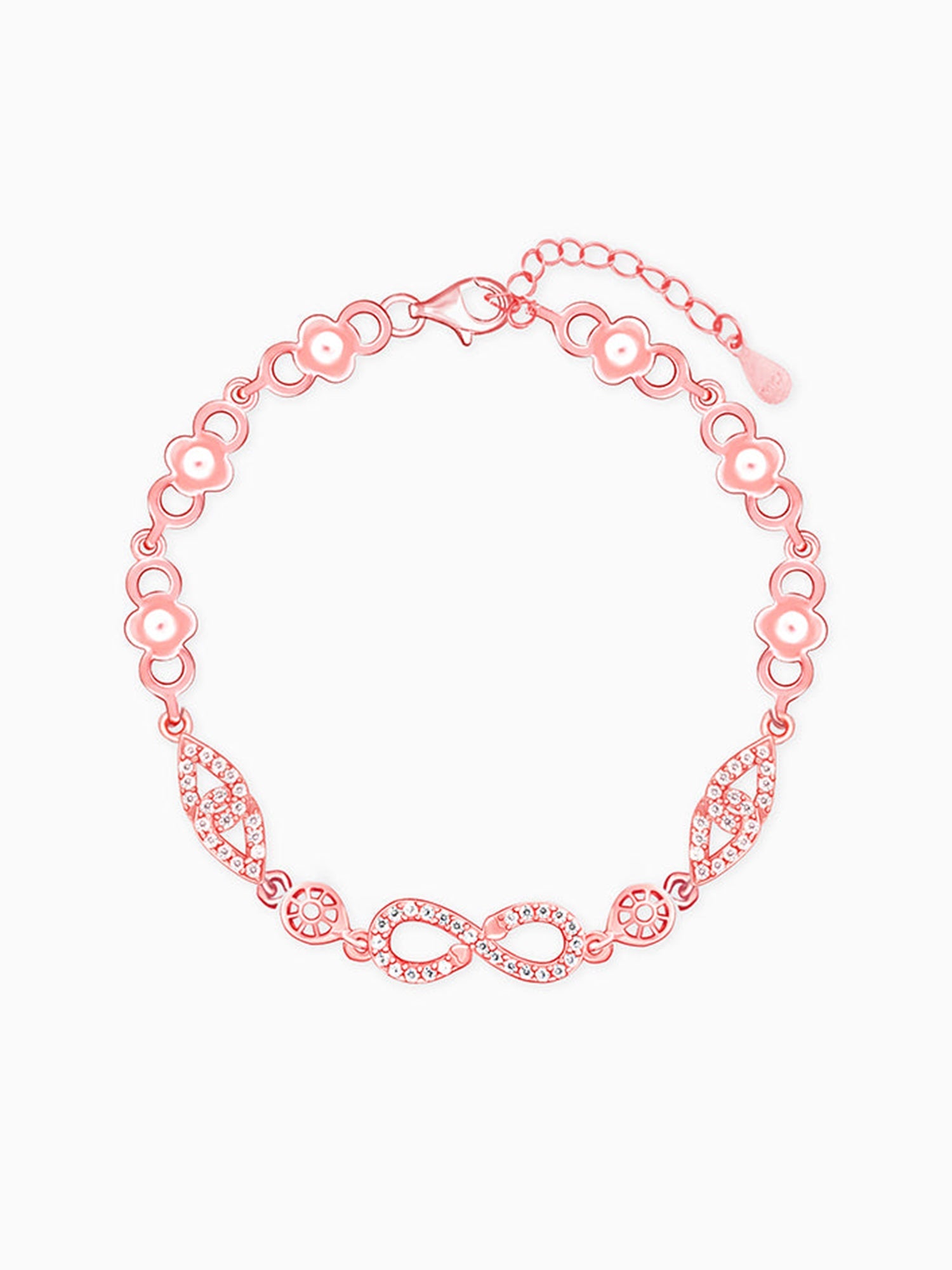 Rose Gold Infinity Romance Bracelet