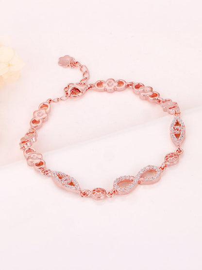 Rose Gold Infinity Romance Bracelet