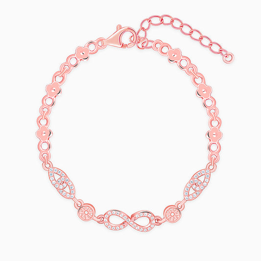 Rose Gold Forever Infinity Love Bracelet