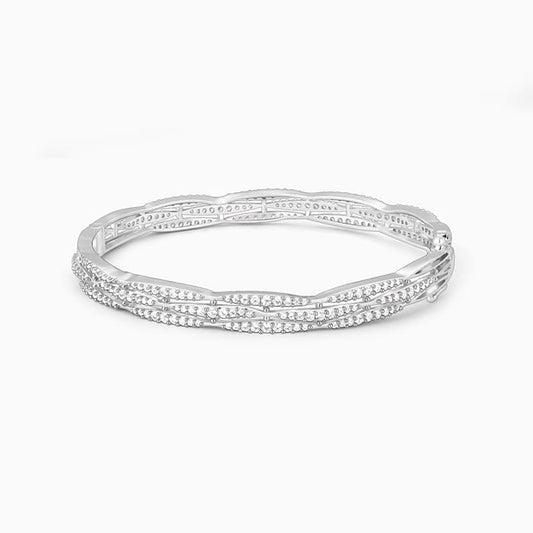 Silver Shiny Luxuria Bangle Bracalet