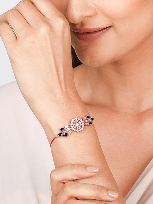 Rose Gold Statement Bracelet