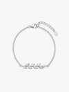 Silver Zircon Solitaire Necklace