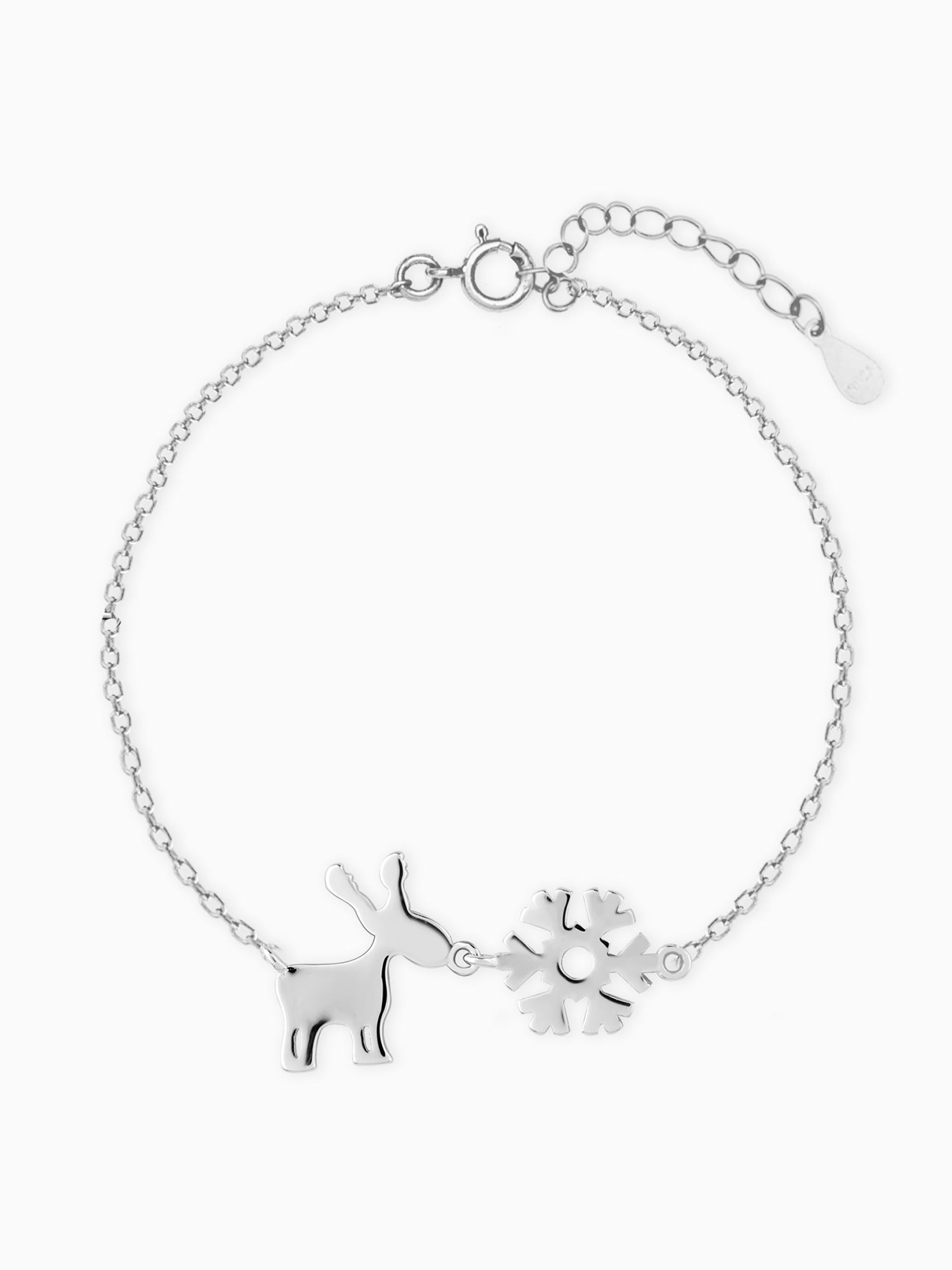 Silver Christmas Longing Bracelet