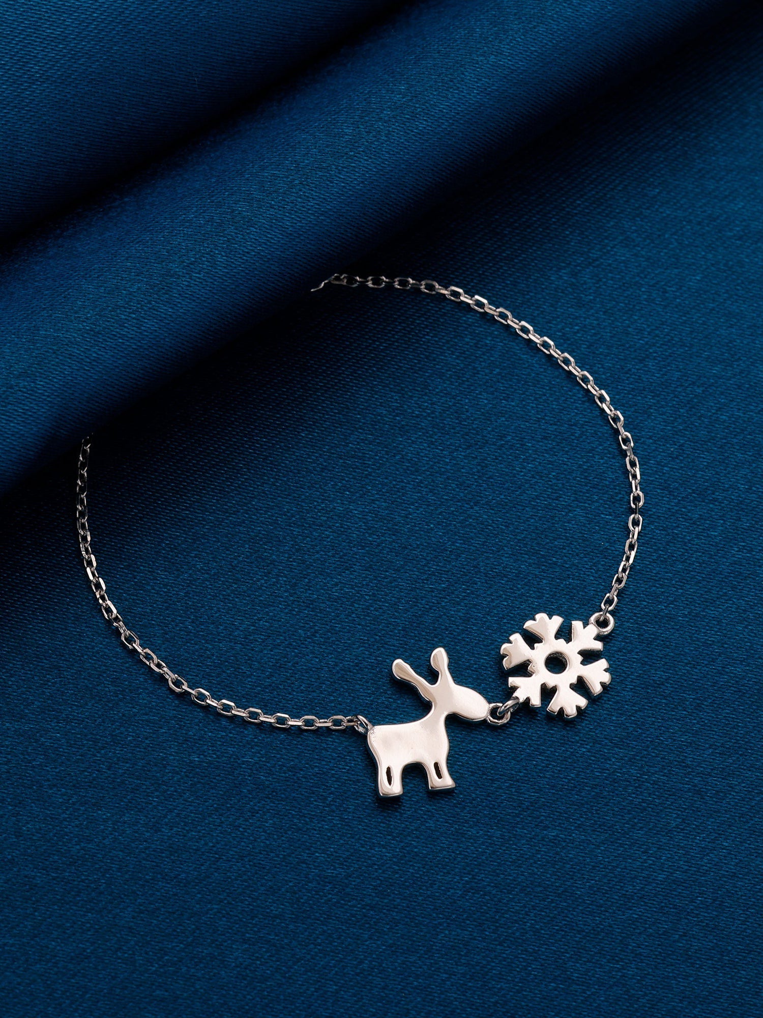 Silver Christmas Longing Bracelet
