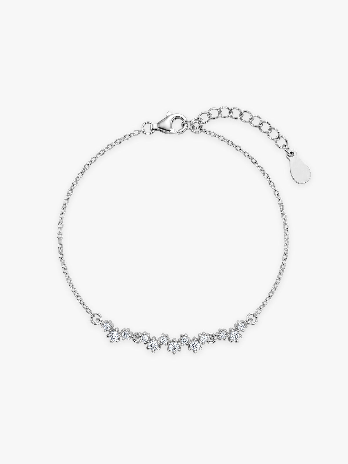 Silver Beautiful Glittering Bracelet