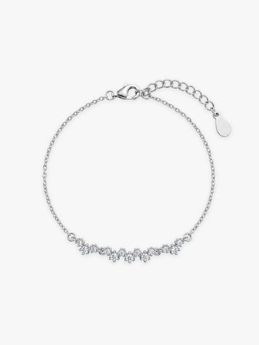 Silver Beautiful Glittering Bracelet