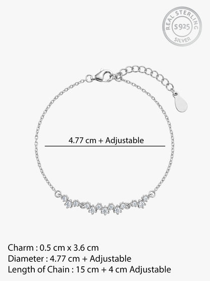 Silver Beautiful Glittering Bracelet