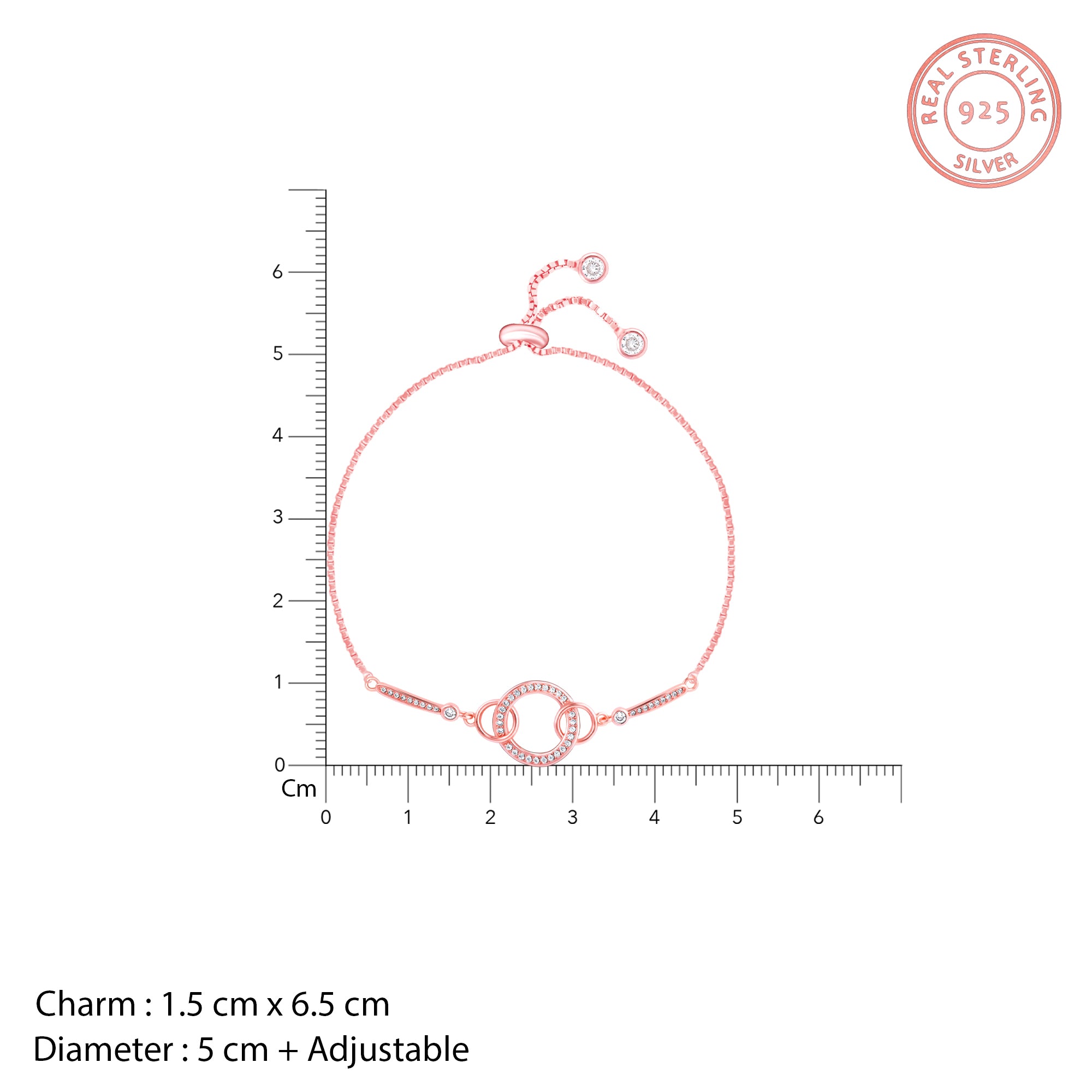 Rose Gold Forever Bracelet - view 4