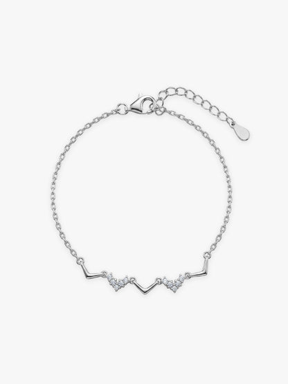 Silver Meandering Bracelet