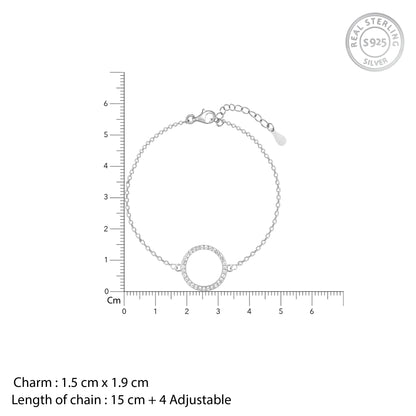 Silver Forever Valentine Bracelet