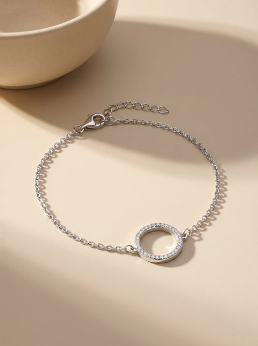 Silver Forever Valentine Bracelet