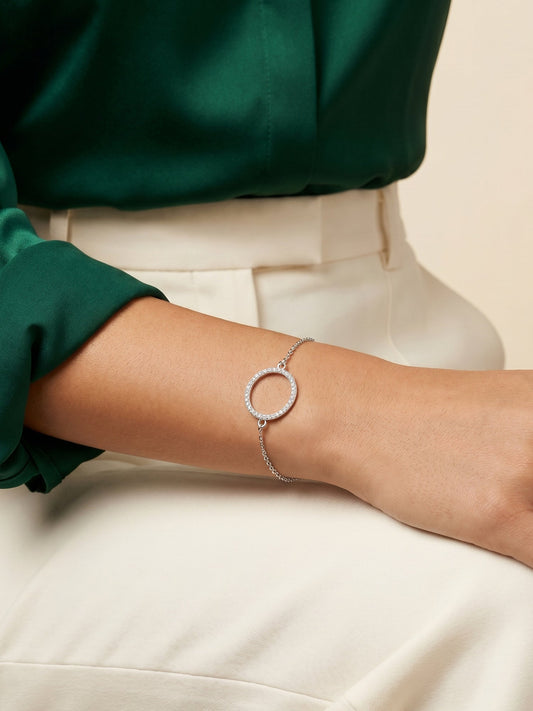 Silver Forever Valentine Bracelet