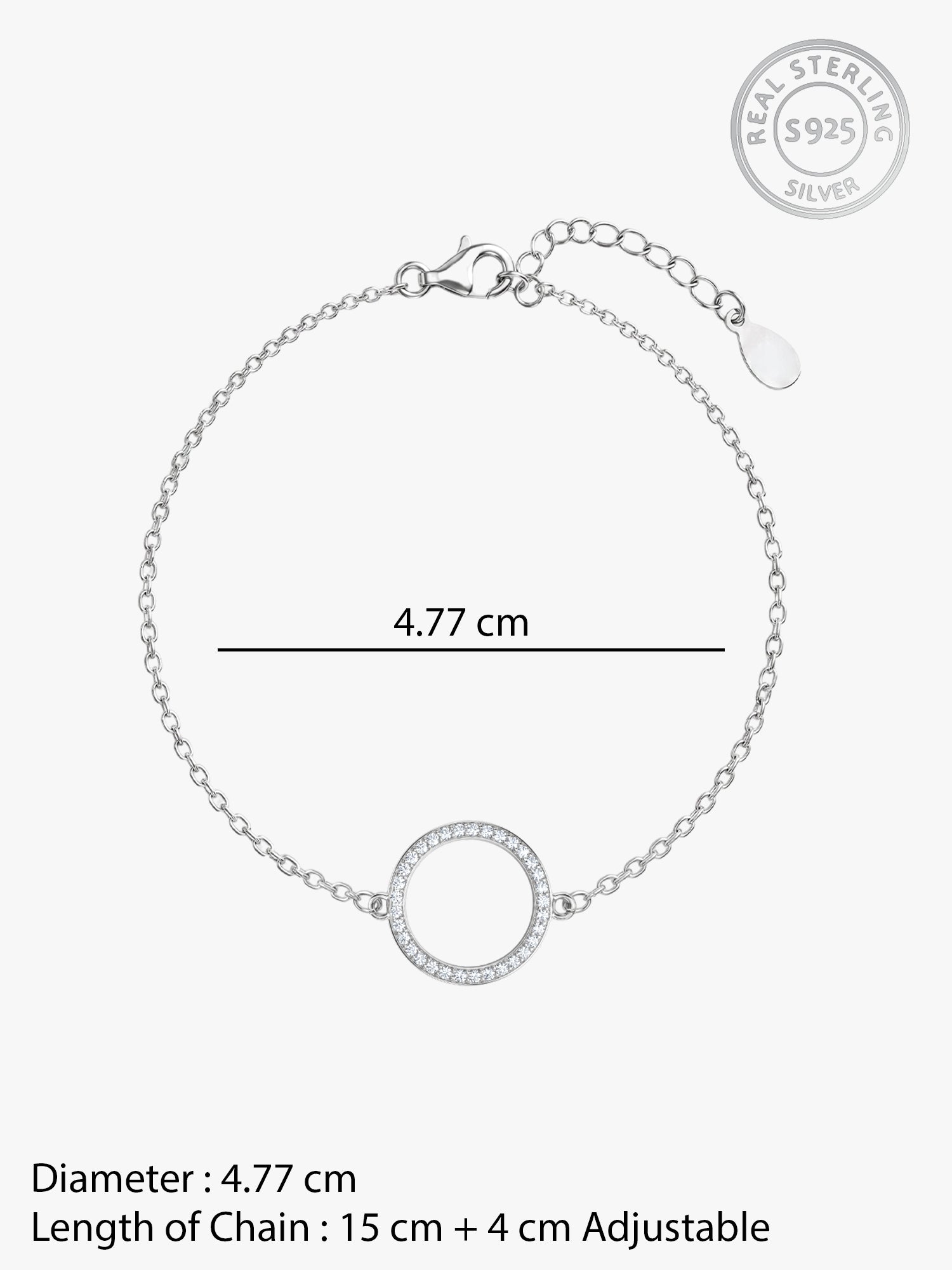 Silver Forever Valentine Bracelet