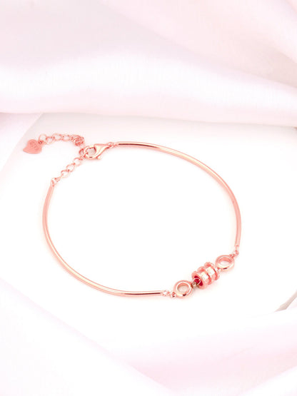 Rose Gold Reel Bracelet