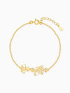 Golden Triple Sabine Bracelet