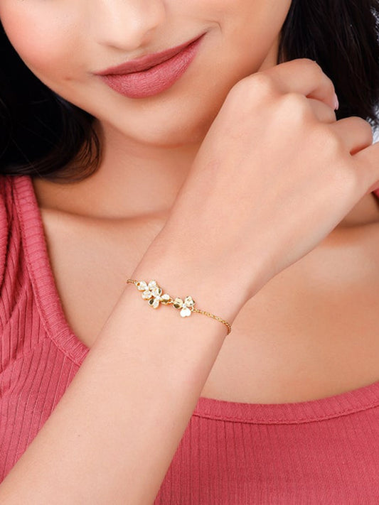Golden Triple Sabine Bracelet