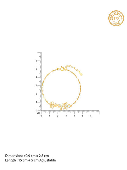 Golden Triple Sabine Bracelet