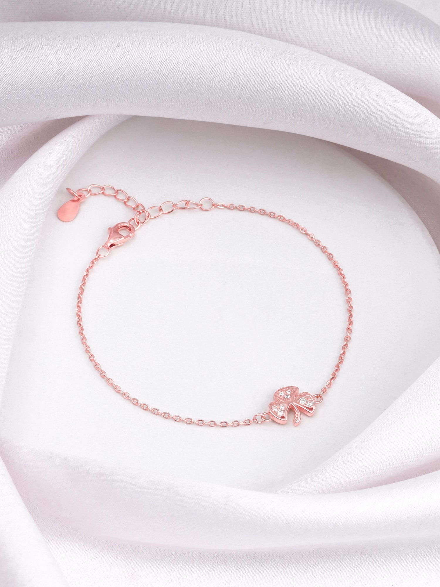 Rose Gold Shamrock Bracelet