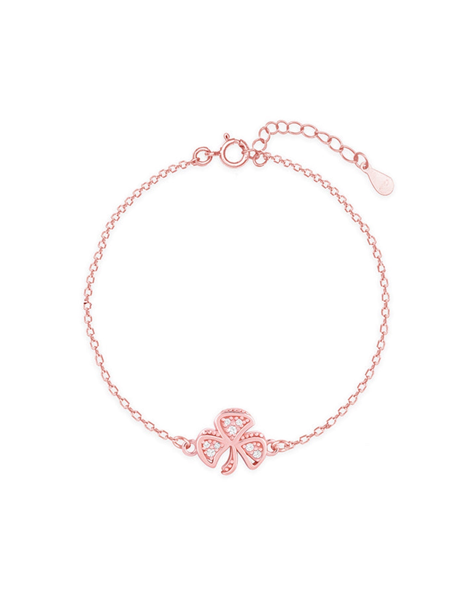 Rose Gold Shamrock Bracelet