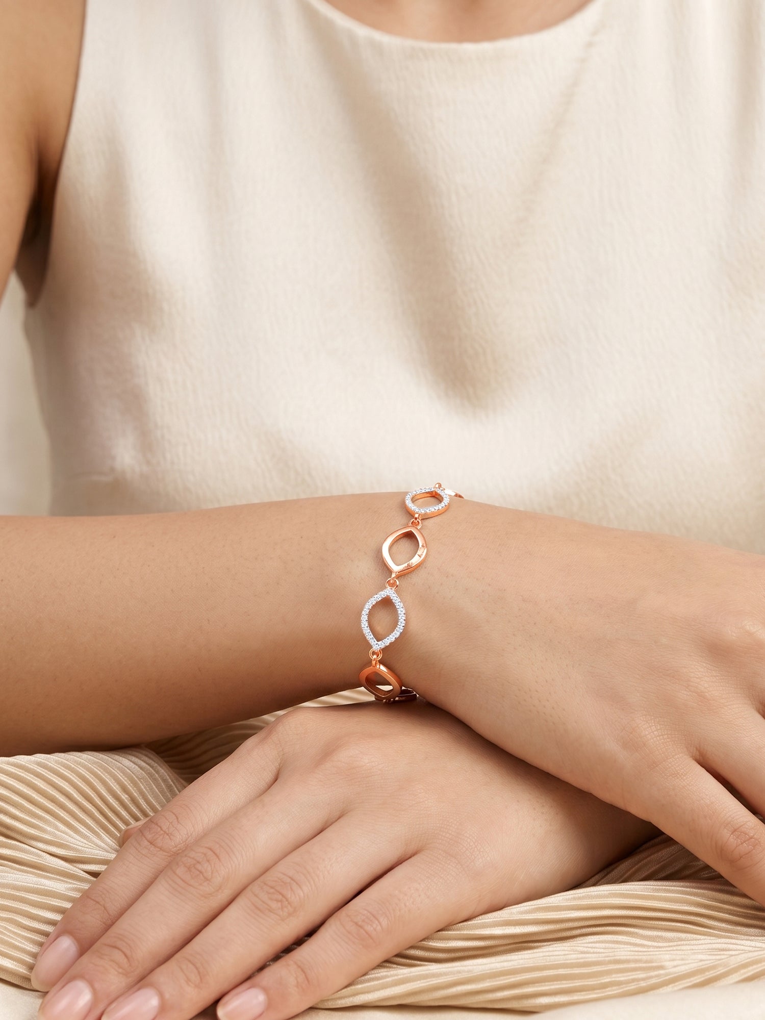 Kriti Sanon Rose Gold Harmony Bracelet