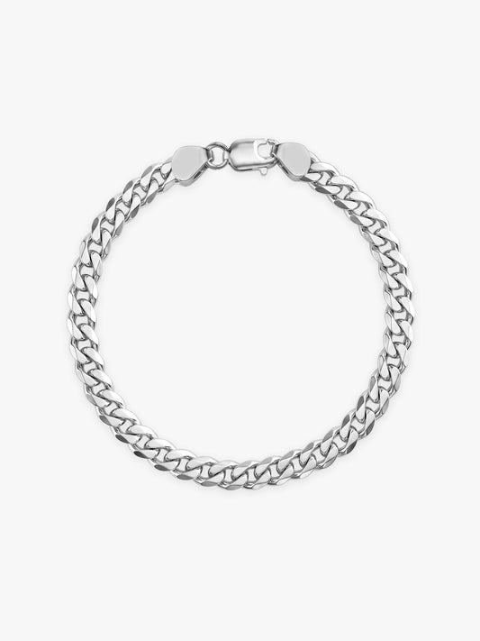 Silver Classic Bracelet for Him