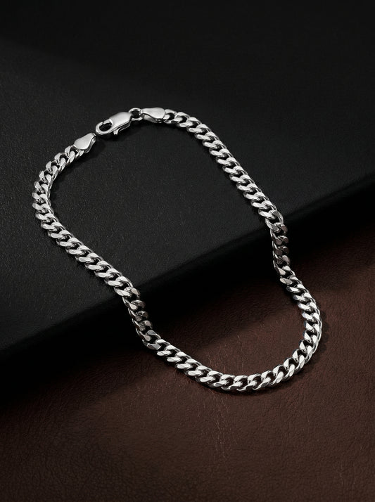 Silver Classic Bracelet for Him