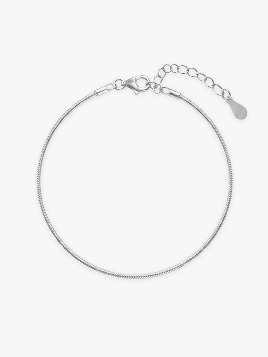 Silver Classic Bracelet for Charms