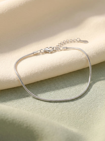 Silver Classic Bracelet for Charms