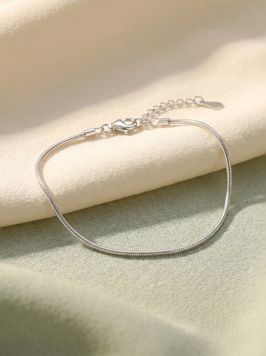 Silver Classic Bracelet for Charms