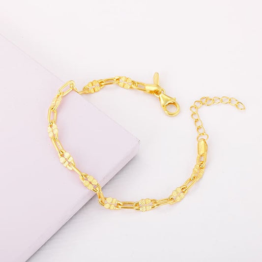 Golden Forever Linked Bracelet