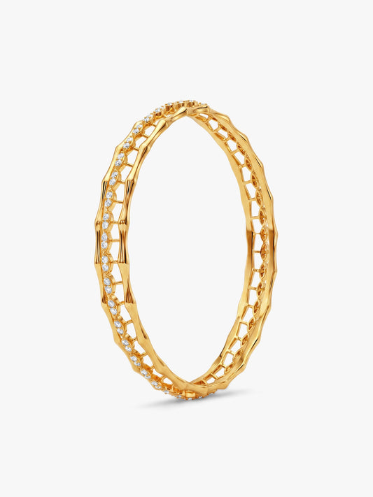 Golden Whispering Winds Bangle