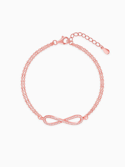 Rose Gold Spiral Splendour Bracelet