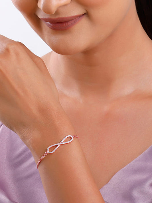 Rose Gold Spiral Splendour Bracelet