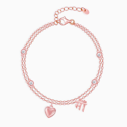 Rose Gold Beloved Maa Bracelet