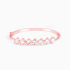 Rose Gold Zircon Order of Opulence Bangle Bracelet