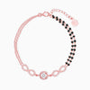 Rose Gold Eternal Knot Mangalsutra Bracelet