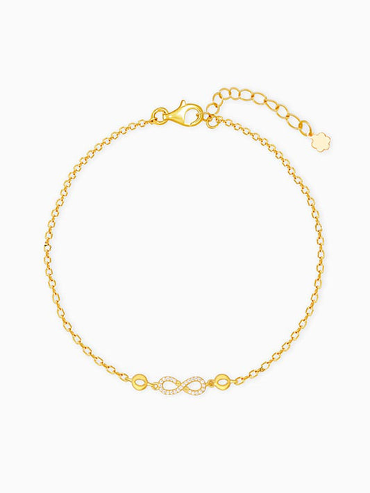 Golden Everlasting Infinity Bracelet