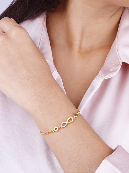 Golden Everlasting Infinity Bracelet