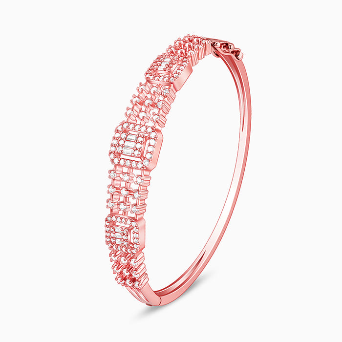 18k White & Rose Gold Pink & White Diamond Bracelet – Jack Sutton Fine  Jewelry