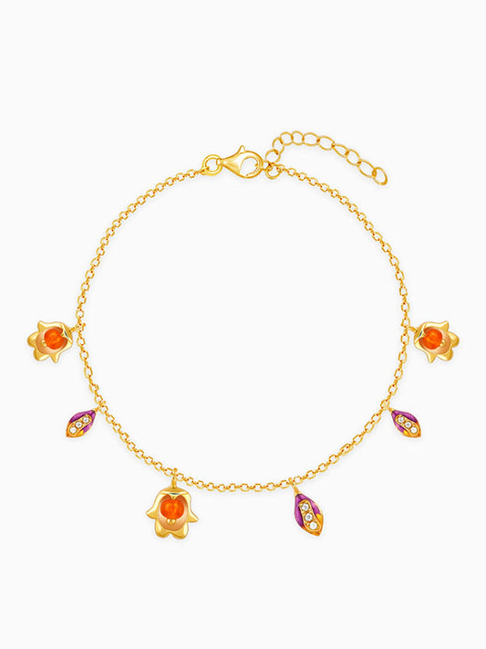 Golden Classic Bell Mallow Bracelet